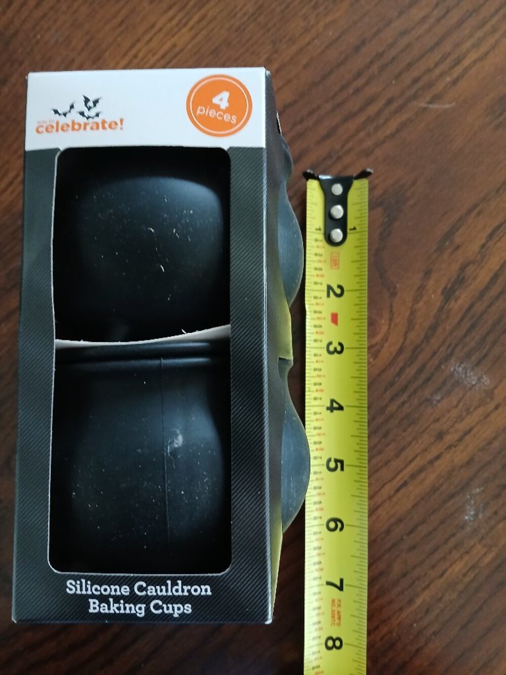 2 Pcs 3D Halloween Silicone Mold, Baking Mold Fruit, Ice, Candles NWT